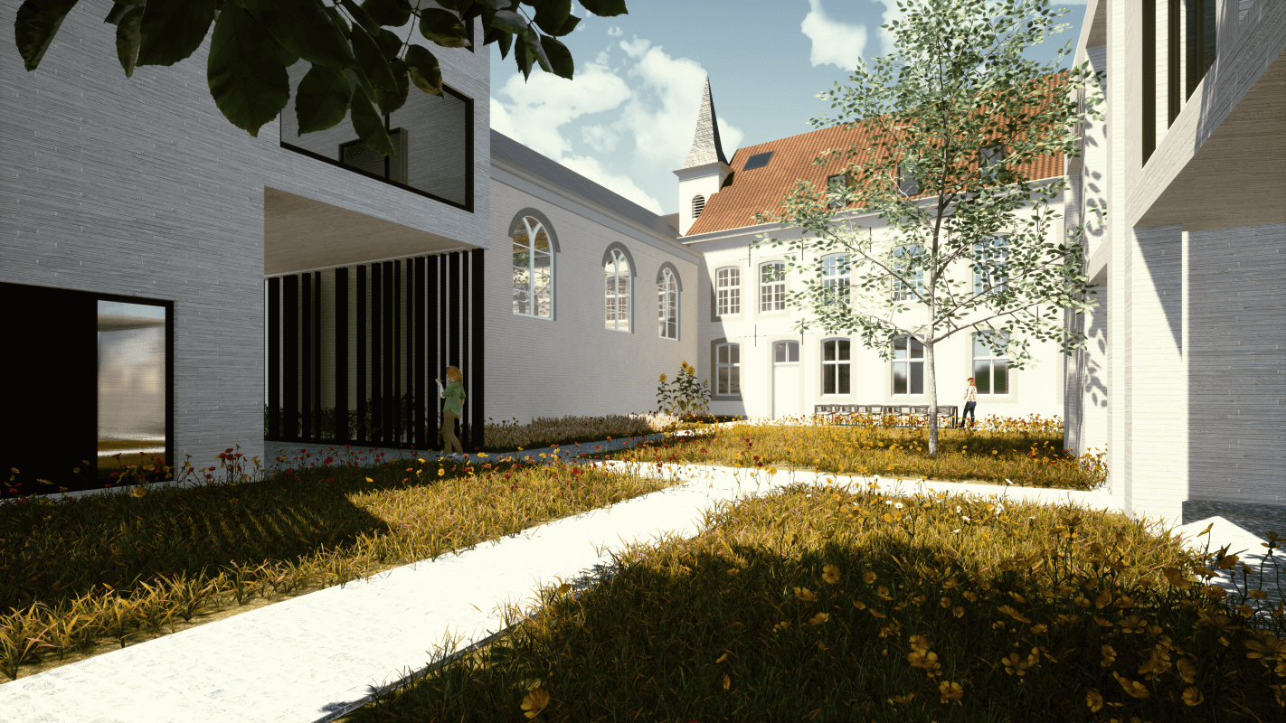 Clarissen Sint-Truiden Restauratie, renovatie en nieuwbouw historische kloostersite door a-tract architecture Hasselt