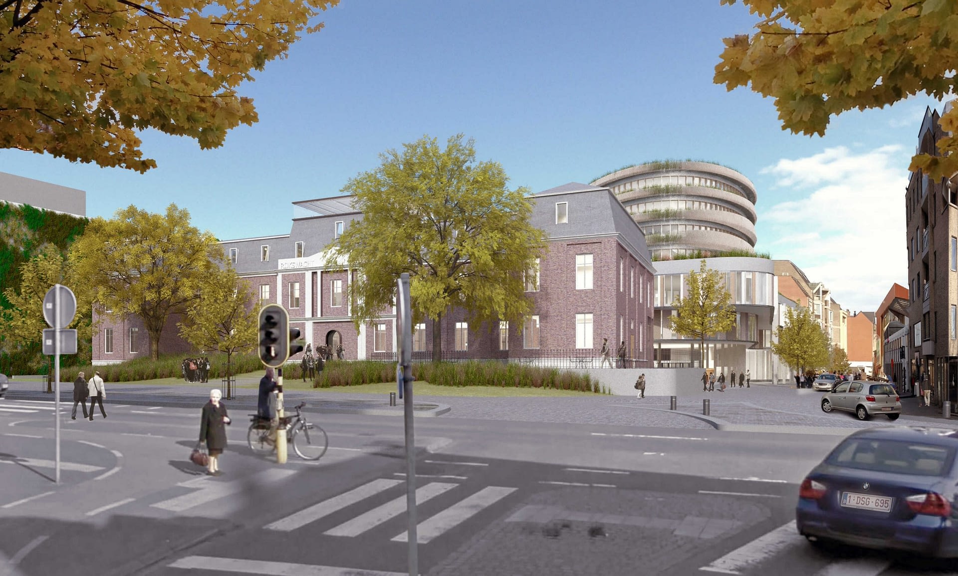 Administratief Centrum Hasselt a-tract architecture